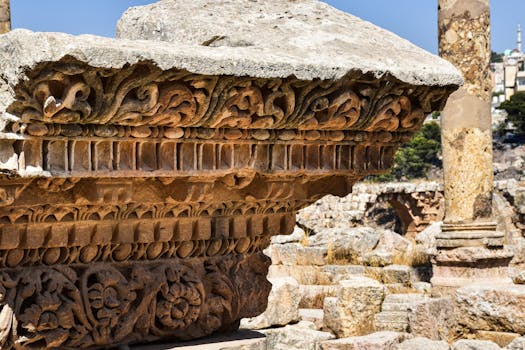 pexels photo 18717605 18717605 Close-up of detailed carvings on ancient Roman ruins, showcasing ornate stonework in a historic site.